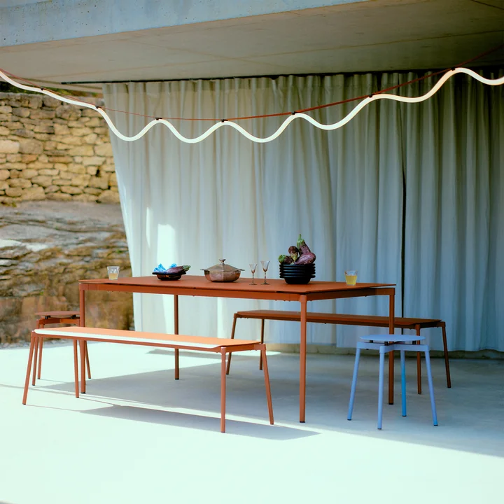 Petite Friture - Spline LED hanglamp, 450 cm, bruin/oranje