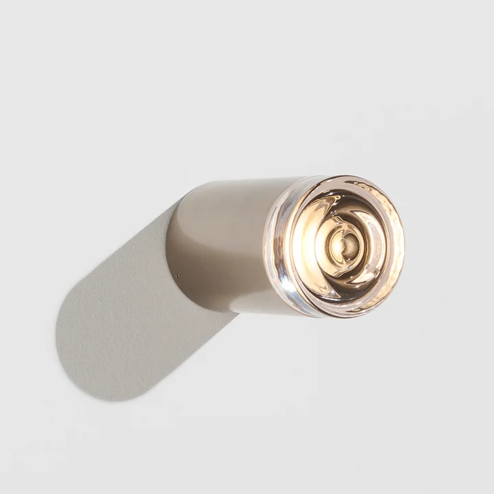 Petite Friture - Pyl LED wandlamp / plafondlamp, Klein, 15,5 cm, Grijs