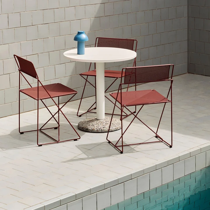 X-Line stoel, Outdoor, IJzerrood by HAY