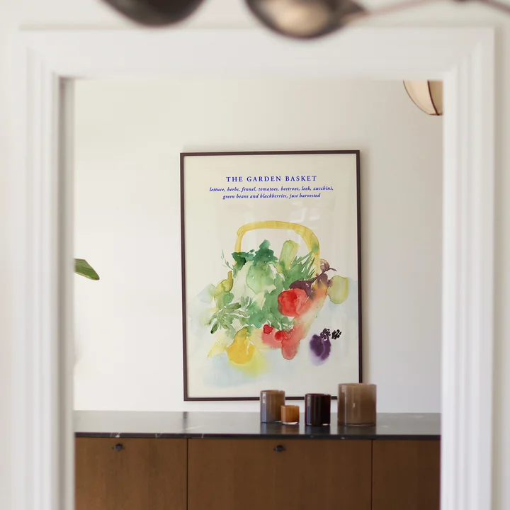 Paper Collective - The Garden Basket Poster, 100 x 140 cm