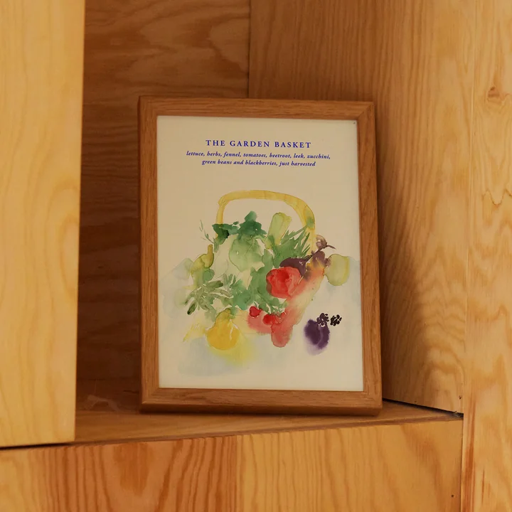 Paper Collective - The Garden Basket Poster, A4