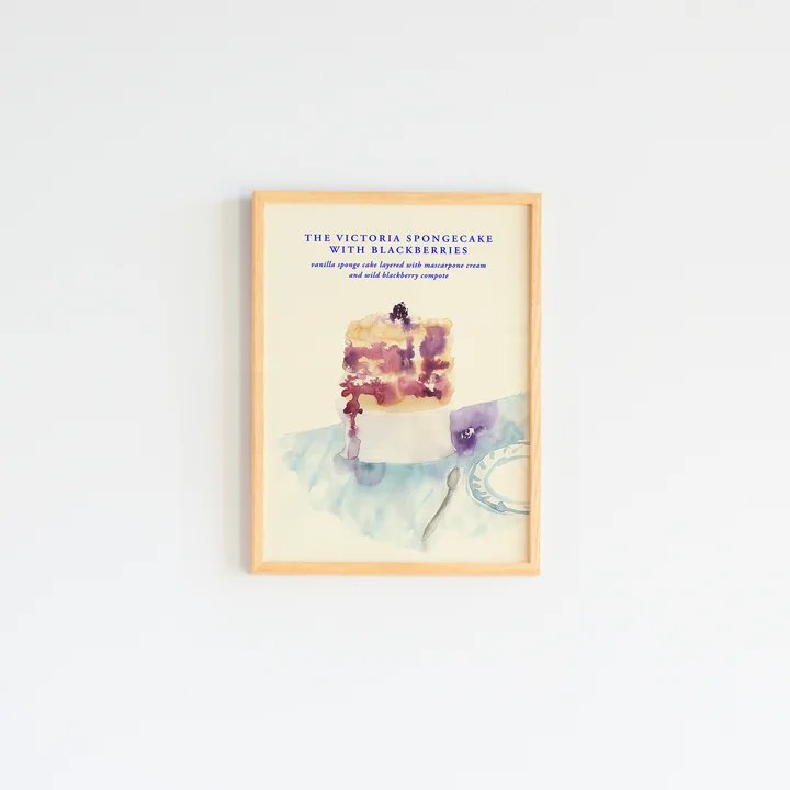Paper Collective - The Victoria Spongecake Poster, A4