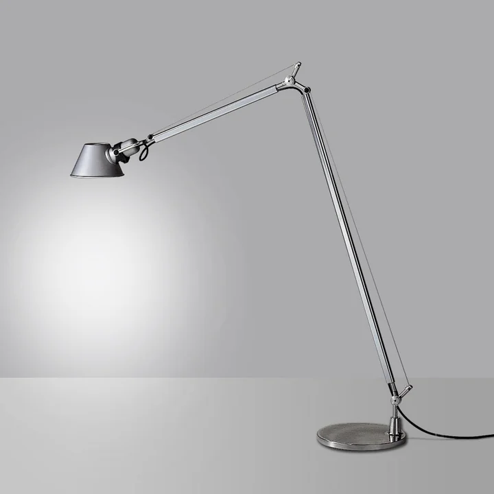 Artemide - Tolomeo Lettura LED leeslamp, Ø 15 cm, aluminium zilver
