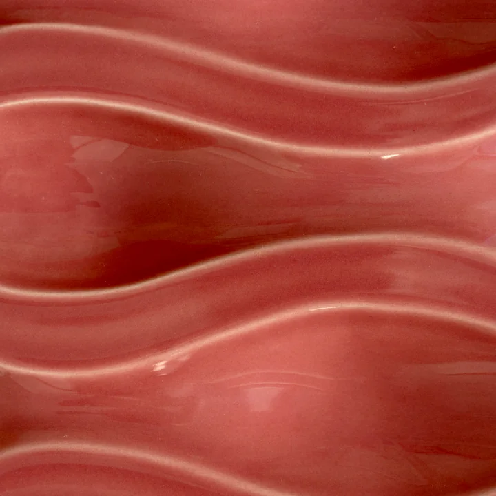 The Poster Club - Echo Relief 02 Wanddecoratie, rose red