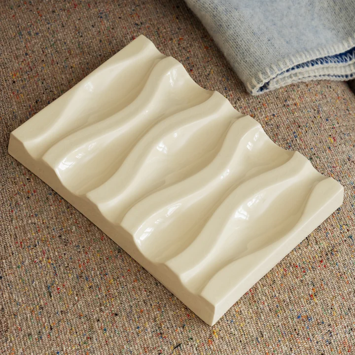 The Poster Club - Echo Relief 01 Wanddecoratie, eierschaal