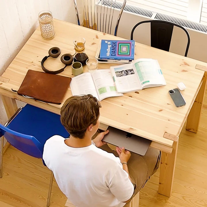 Karup Design - Tuck Eettafel, 134 x 75 cm, natuurlijk grenen