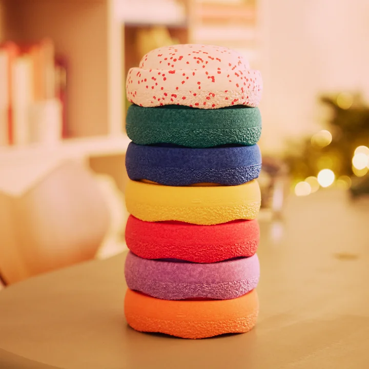 Stapelstein® - Original Mini, rainbow classic, blush special (set van 7)