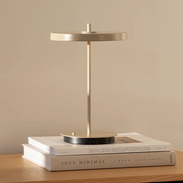 Umage - Asteria Move LED Tafellamp, monochroom, H 30,6 cm, clay