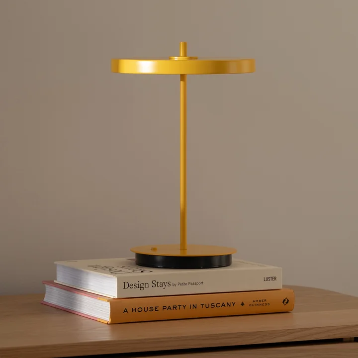 Umage - Asteria Move LED Tafellamp, monochroom, H 30,6 cm, sunflower