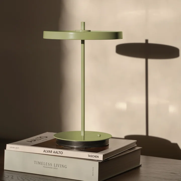 Umage - Asteria Move LED Tafellamp, monochroom, H 30,6 cm, leaf