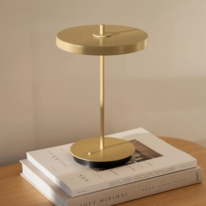 Umage - Asteria Move LED Tafellamp, monochroom, H 30,6 cm, butter yellow