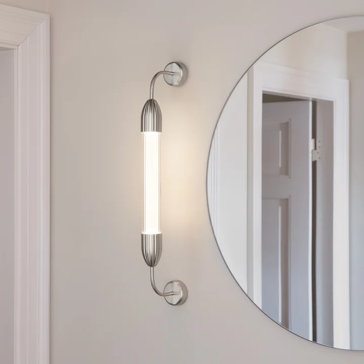 Umage - Lemon Squeeze Wandlamp, enkel, kort, gepolijst staal