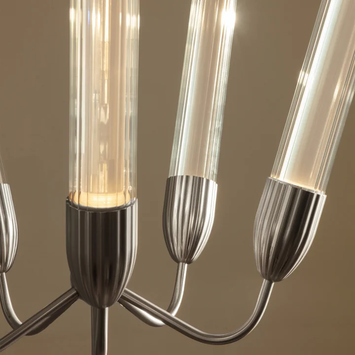 Umage - Lemon Squeeze Kroonluchter, kort, gepolijst staal