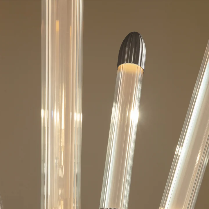 Umage - Lemon Squeeze Kroonluchter, kort, gepolijst staal