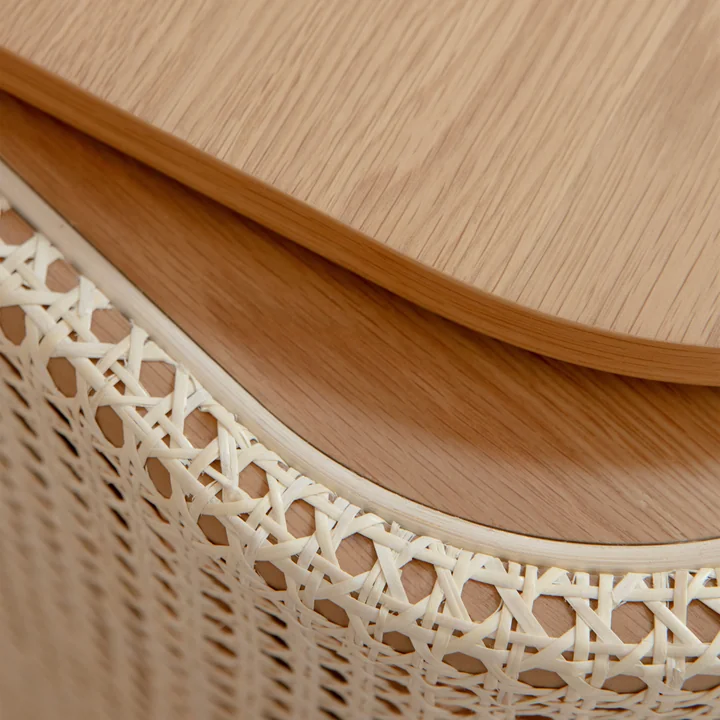 Umage - Treasures Ladenkast, eiken naturel / Weens vlechtwerk