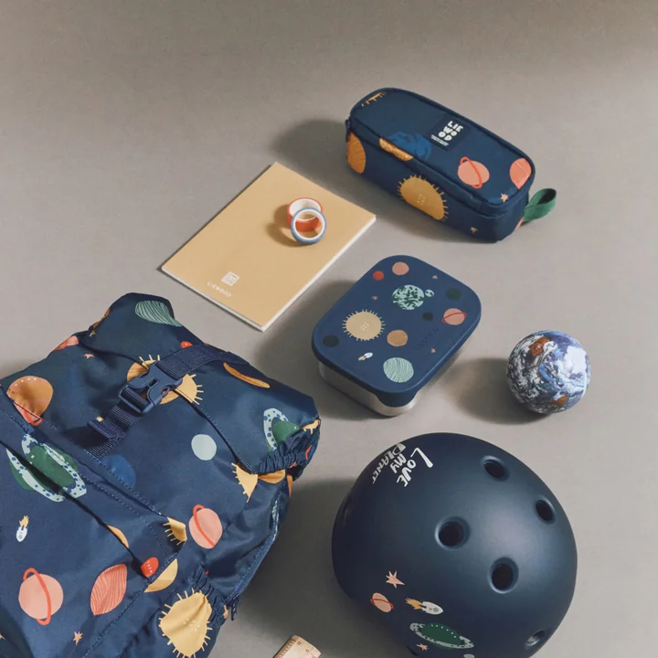 LIEWOOD - Arthur lunchbox met deksel, universe / classic navy