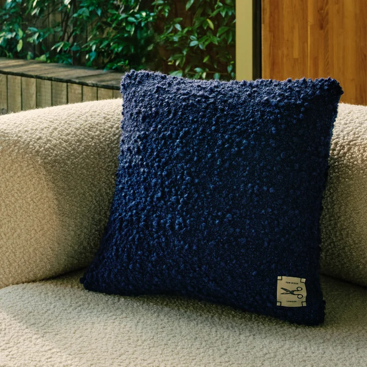 Tom Dixon - Bobble kussen, 45 x 45 cm, blauw