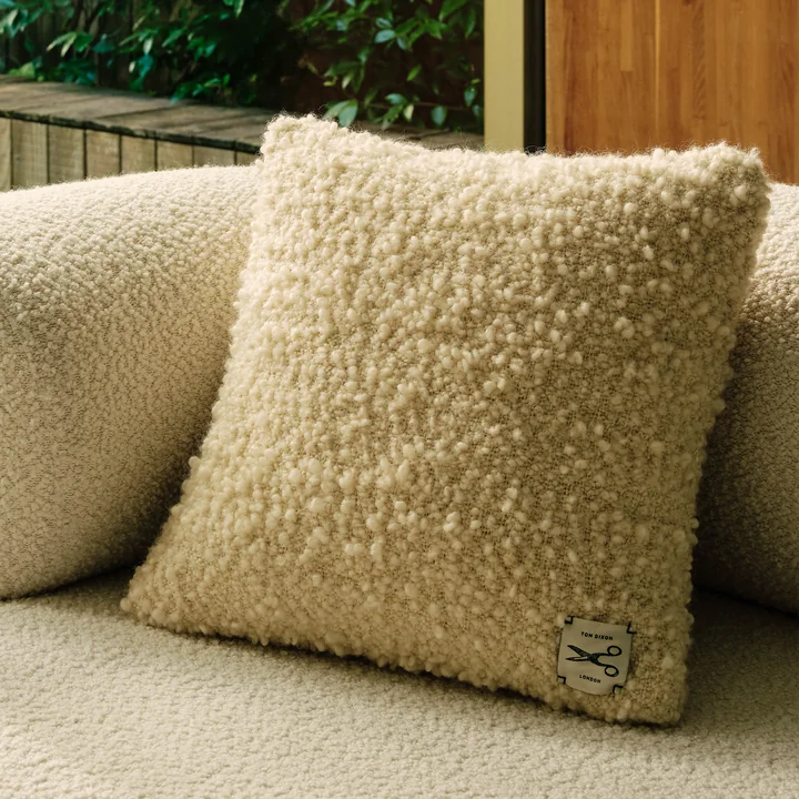 Tom Dixon - Bobble kussen, 45 x 45 cm, naturel