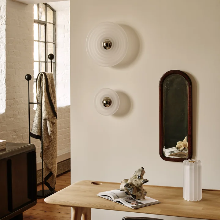 Tom Dixon - Press Surface LED wandlamp, Large en Mini, mat