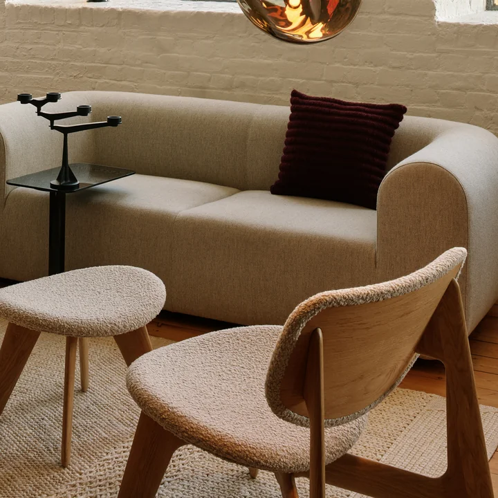 Tom Dixon - Randkussen, 45 x 45 cm, bordeaux rood