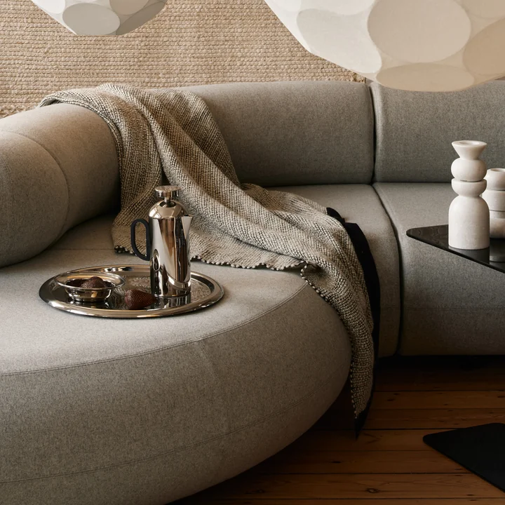 Tom Dixon - Draaddeken, 140 x 180 cm, zwart/wit