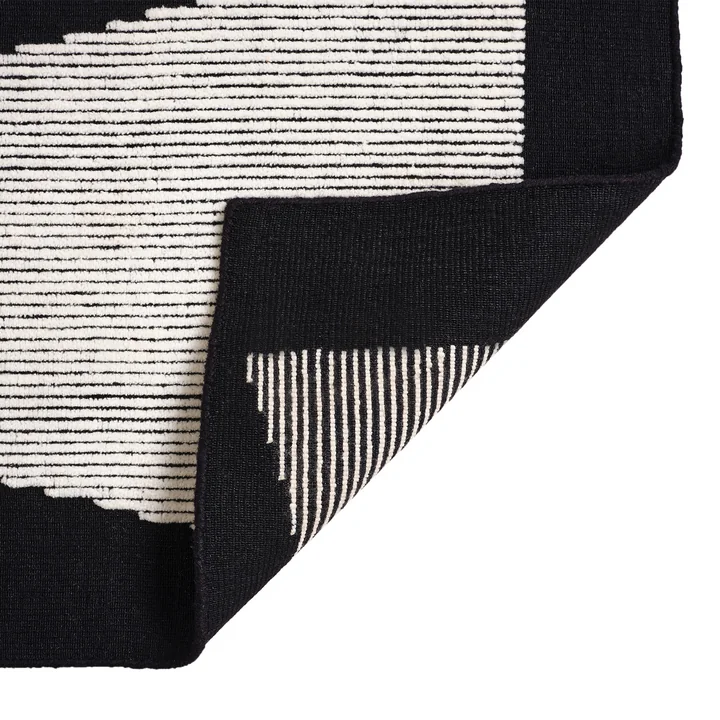 Tom Dixon - Wigvormige tapijtloper, 70 x 250 cm, zwart