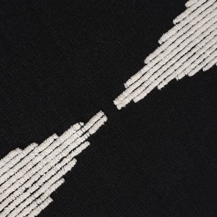 Tom Dixon - Wigvormige tapijtloper, 70 x 250 cm, zwart