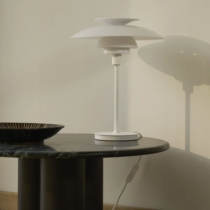 Louis Poulsen - PH80 tafellamp, opaal wit / wit