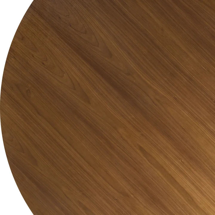Gubi - Tavolo a Dischi Eettafel, Amerikaans notenhout
