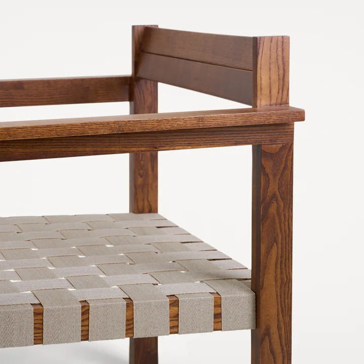 Frama - Symmetrie fauteuil, essen honing / haver