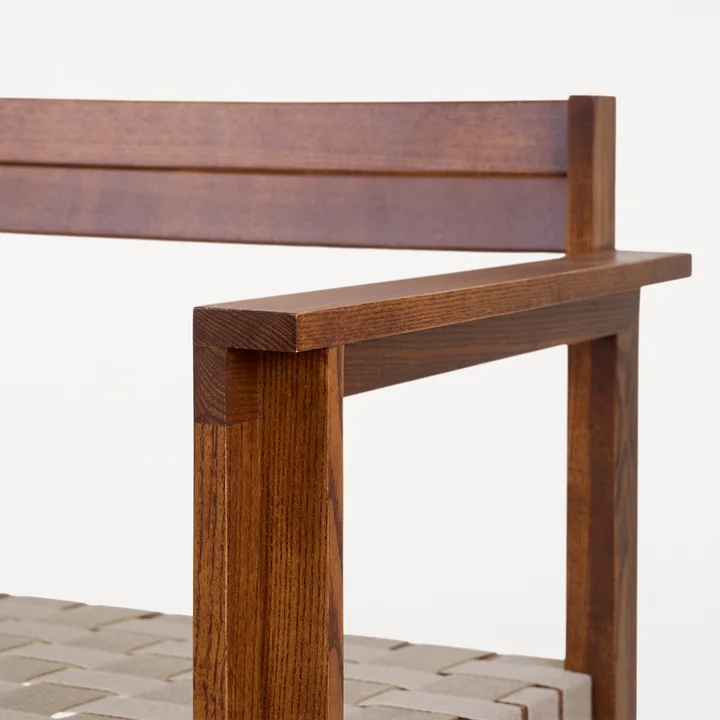 Frama - Symmetrie fauteuil, essen honing / haver