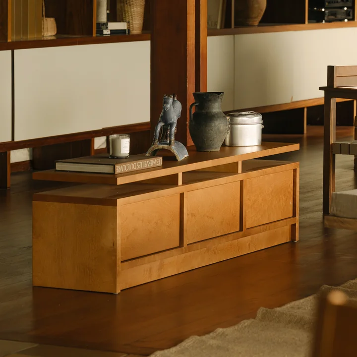 Frama - Ratio lowboard, berken warm bruin