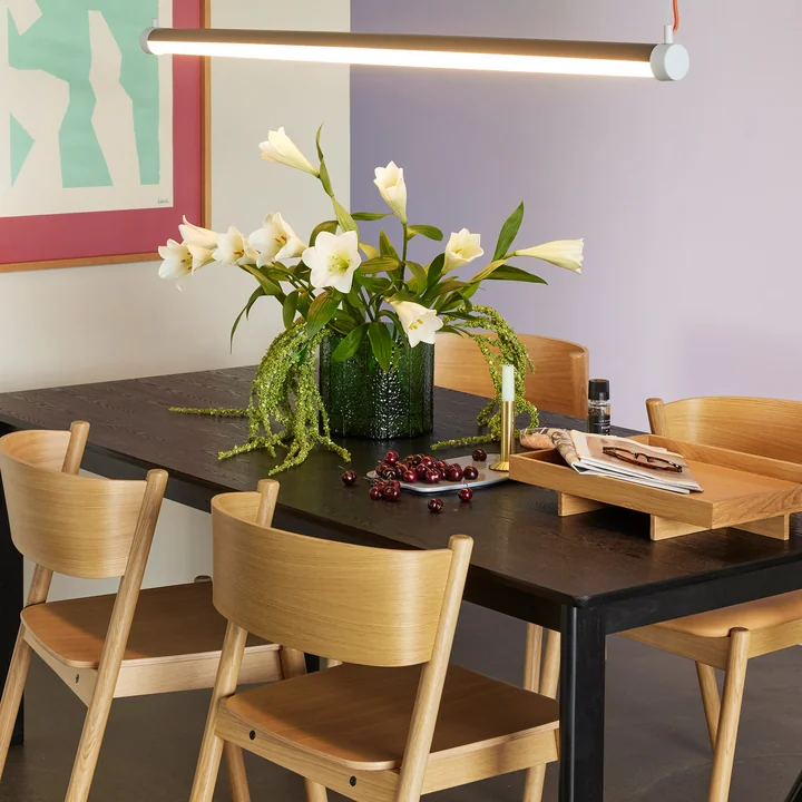 Hübsch Interior - Oblique Stoel, eiken / naturel