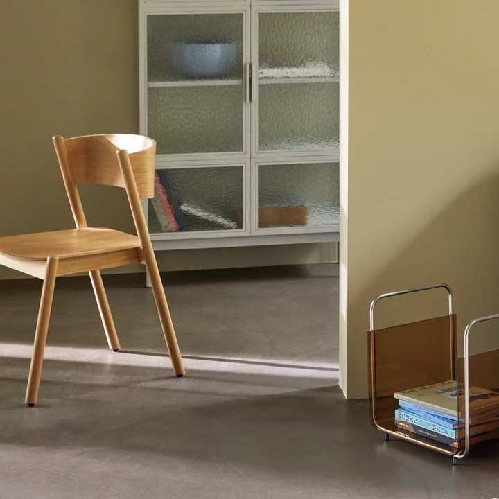 Hübsch Interior - Oblique Stoel, eiken / naturel