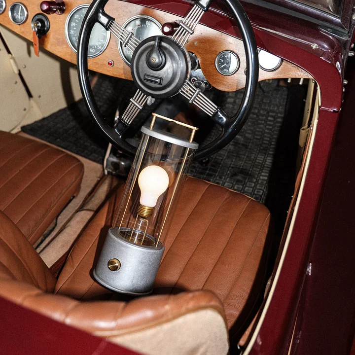 Tala - De Rugged Muse oplaadbare tafellamp, ruw aluminium