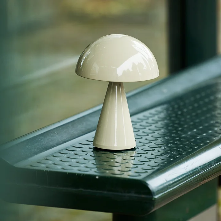 Hübsch Interior - Mush oplaadbare tafellamp, mini, zand