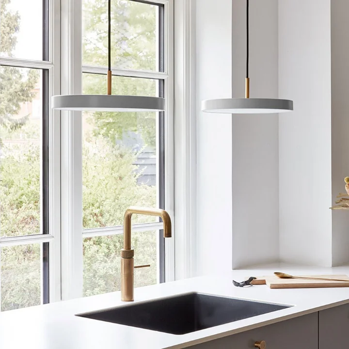 Umage - Asteria Mini LED hanglamp, messing / mist