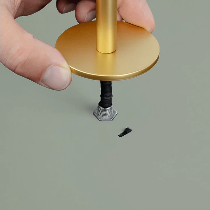 Umage - Asteria Plus Mini LED hanglamp, messing / olijf, close-up