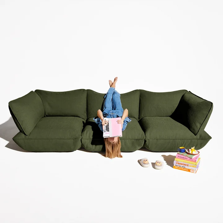 Fatboy - Sumo Sofa, bladgroen (bouclé)