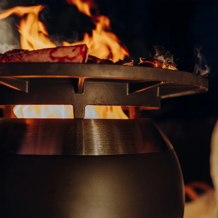 höfats - Moon 45 Plancha grillset, helemaal zwart