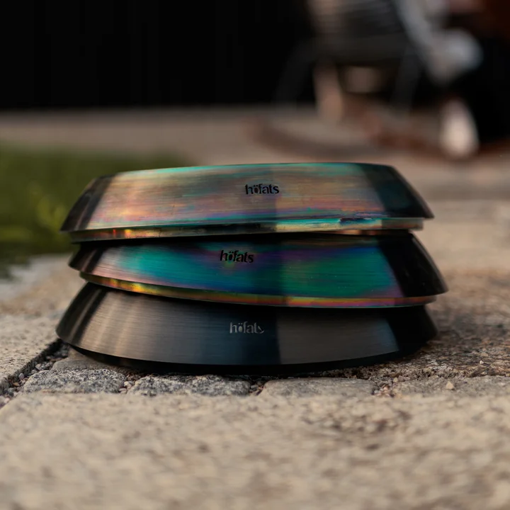 höfats - MOON 45 Vuurschaal, geheel zwart