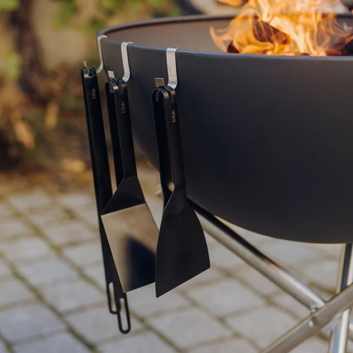 höfats - Barbecue bestekset (3-delig), zwart