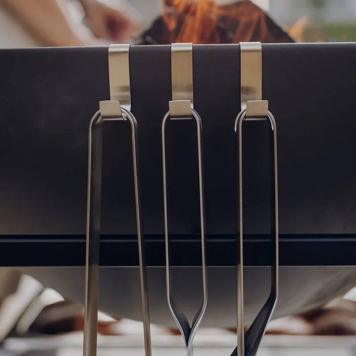 höfats - Barbecue bestekset (3-delig), roestvrij staal