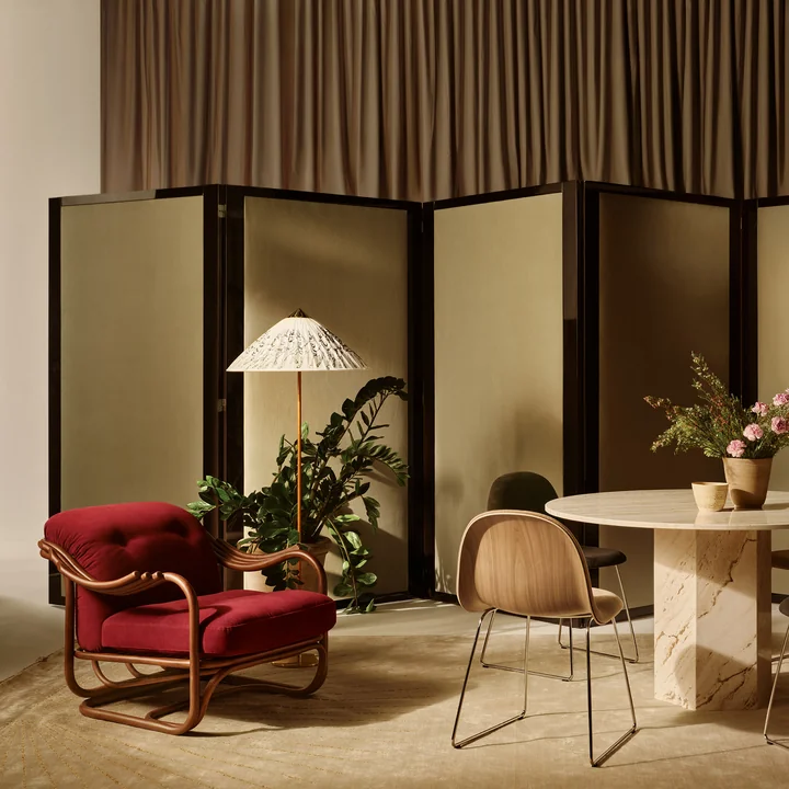 Gubi - Poltrona Tria lounge fauteuil