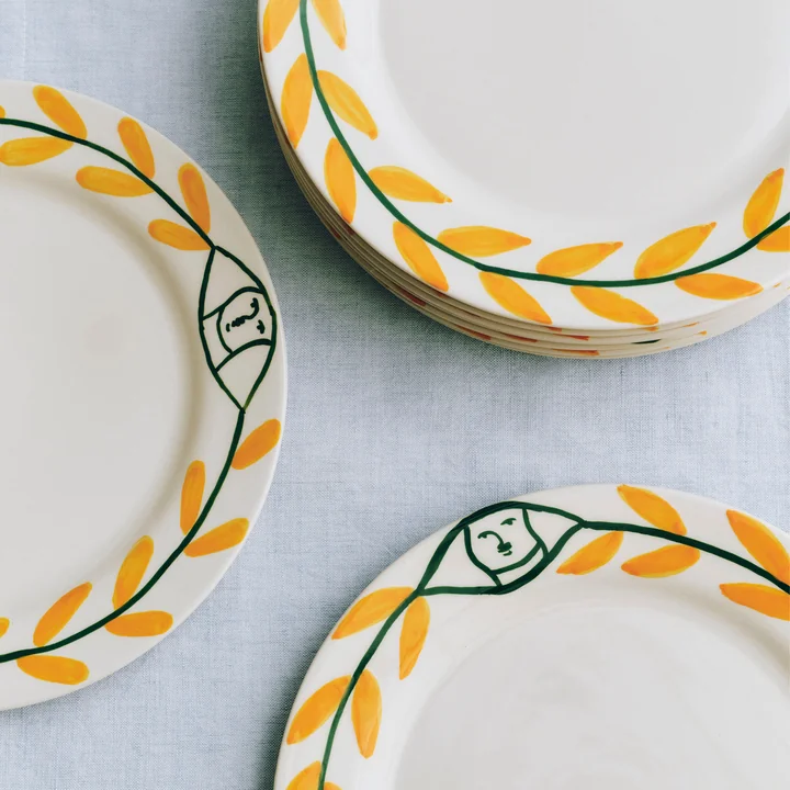 HAY - La Pittura Bord Ø 24 cm, bladgoud