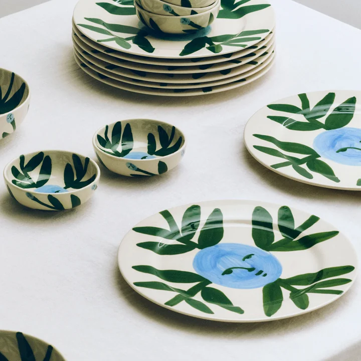 HAY - La Pittura Bord Ø 28,5 cm, maangezicht wijnstok