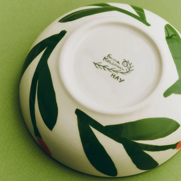 HAY - La Pittura Schaal Ø 12 cm, pomelo-gezicht wijnstok