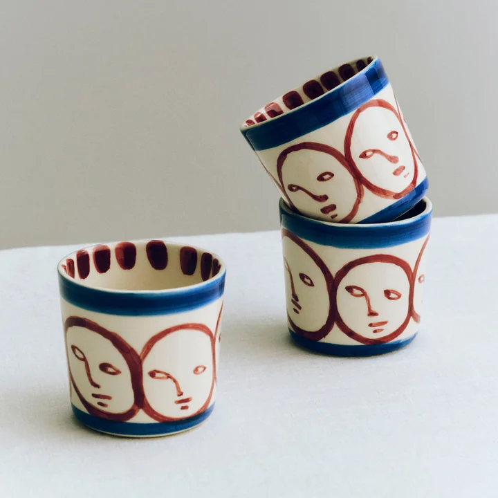 HAY - La Pittura beker, 240 ml, la faccia