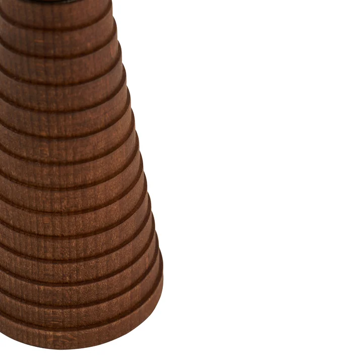 Alessi - Yucatan zout/peper en kruidenmolen, bruin gebeitst beukenhout