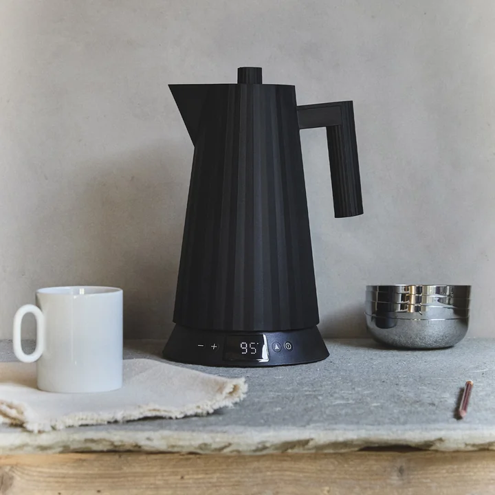 Alessi - Plissé waterkoker met temperatuurregeling